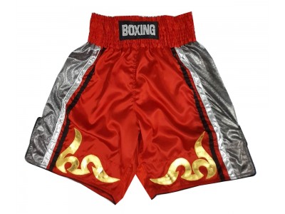 Pantaloncini da boxe personalizzati : KNBSH-032-Nero-Gold
